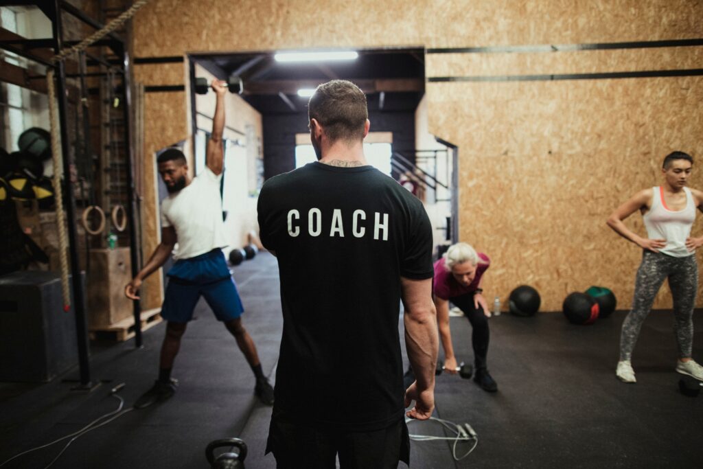 Fitness instructor leading circuit class at Active Fitness Medowie