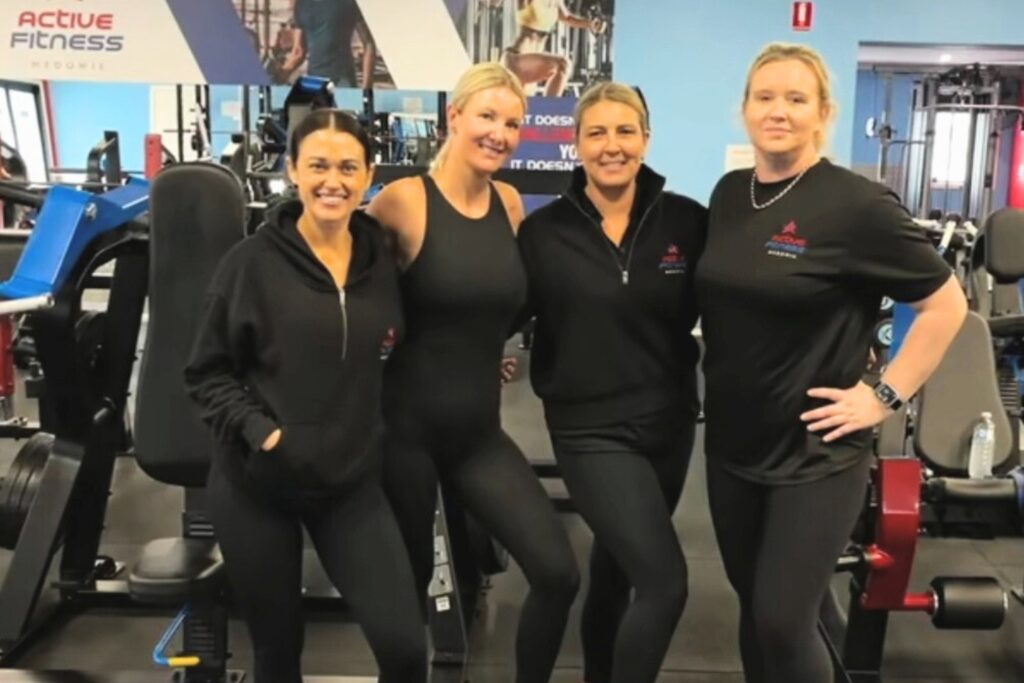the four female staff members